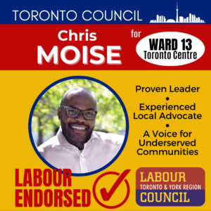 Ward 13 candidate Chris Moise