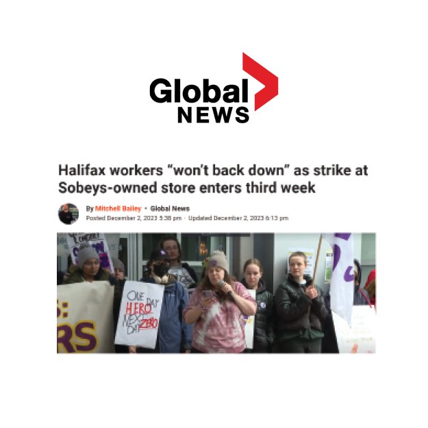 Read more about the article Halifax workers “won’t back down” as strike at Sobeys-owned store enters third week