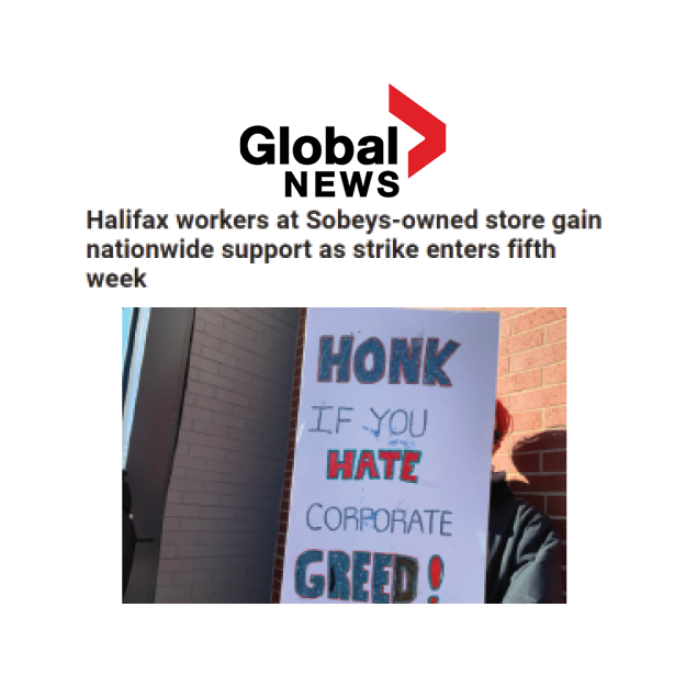 Read more about the article Halifax workers at Sobeys-owned store gain nationwide support as strike enters fifth week